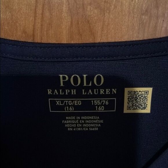 Ralph Lauren Polo Navy Blue Girl Dress - Picture 2 of 7